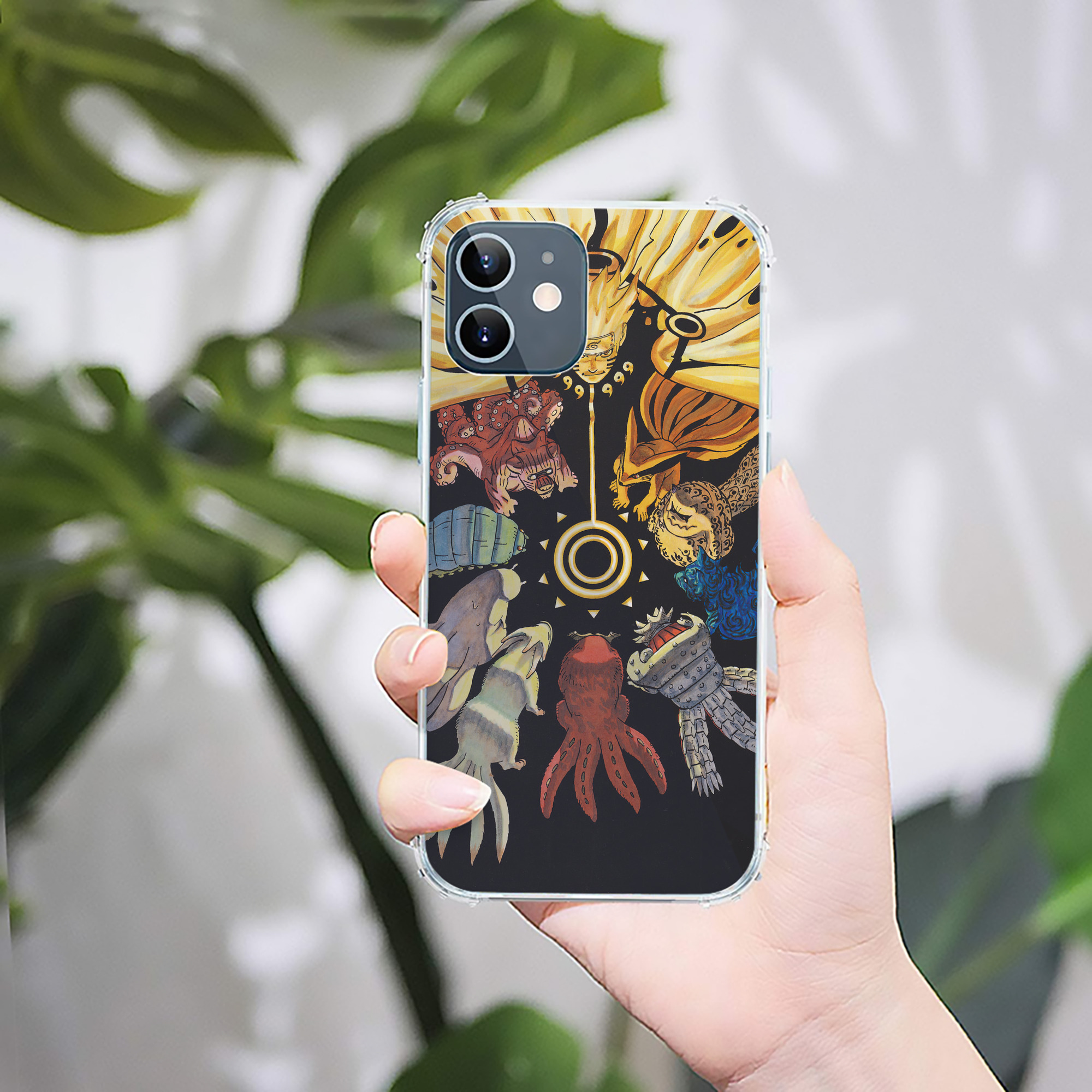 （画像用） NARUTO -ナルト- NARUTO -ナルト- 疾風伝 【iPhone 12シリーズ対応】透明スマホケース（クリアソフトケース）
